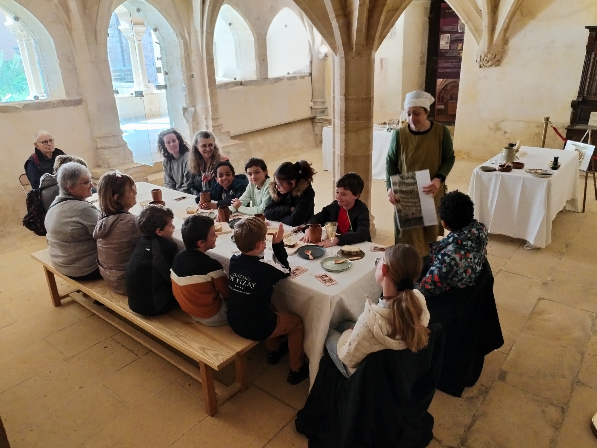 Atelier table médiévale
