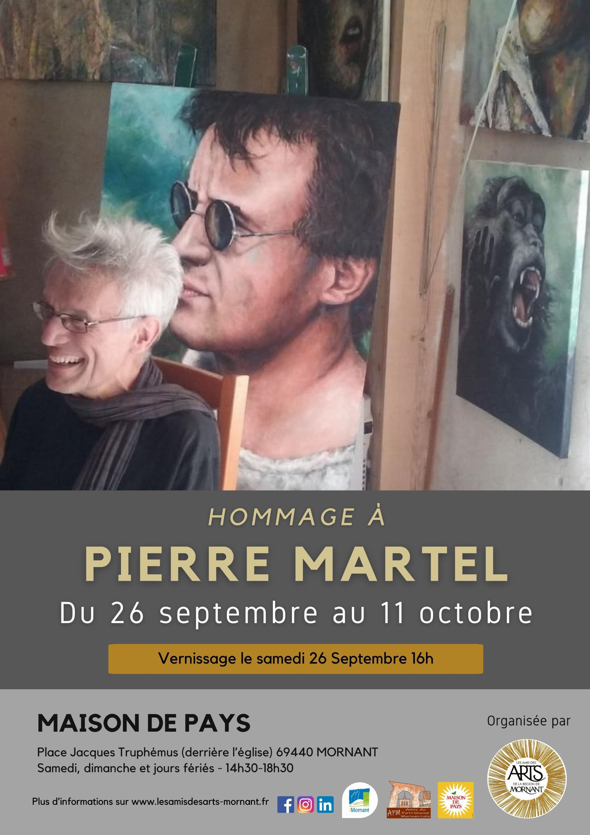 Exposition peinture hommage Pierre Martel_Maison de Pays_Mornant