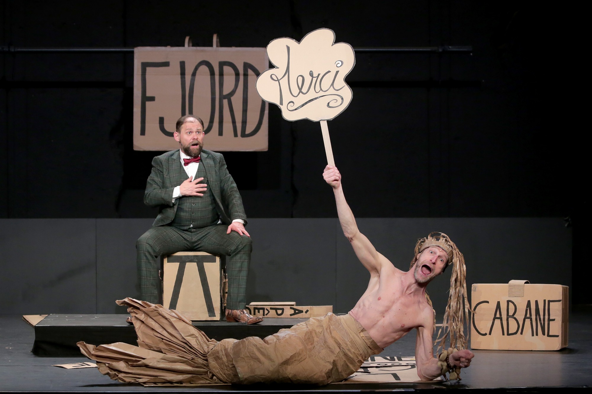 Théâtre Les gros patinent bien_CieCabaretdecarton_TCJC_Mornant