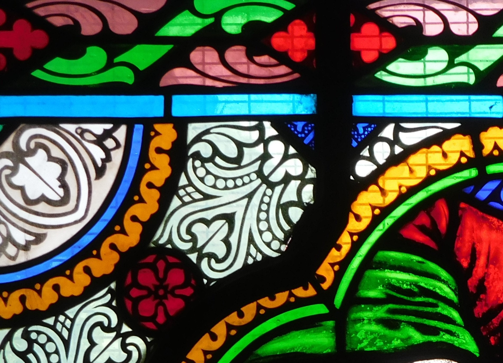 Authentique vitrail de L'Arbresle