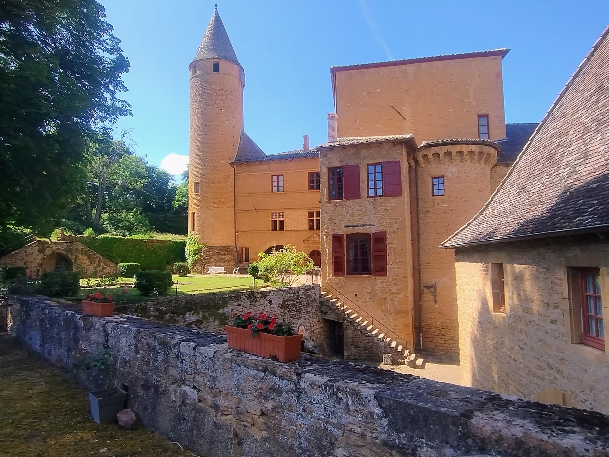 Parterre Château de Jarnioux