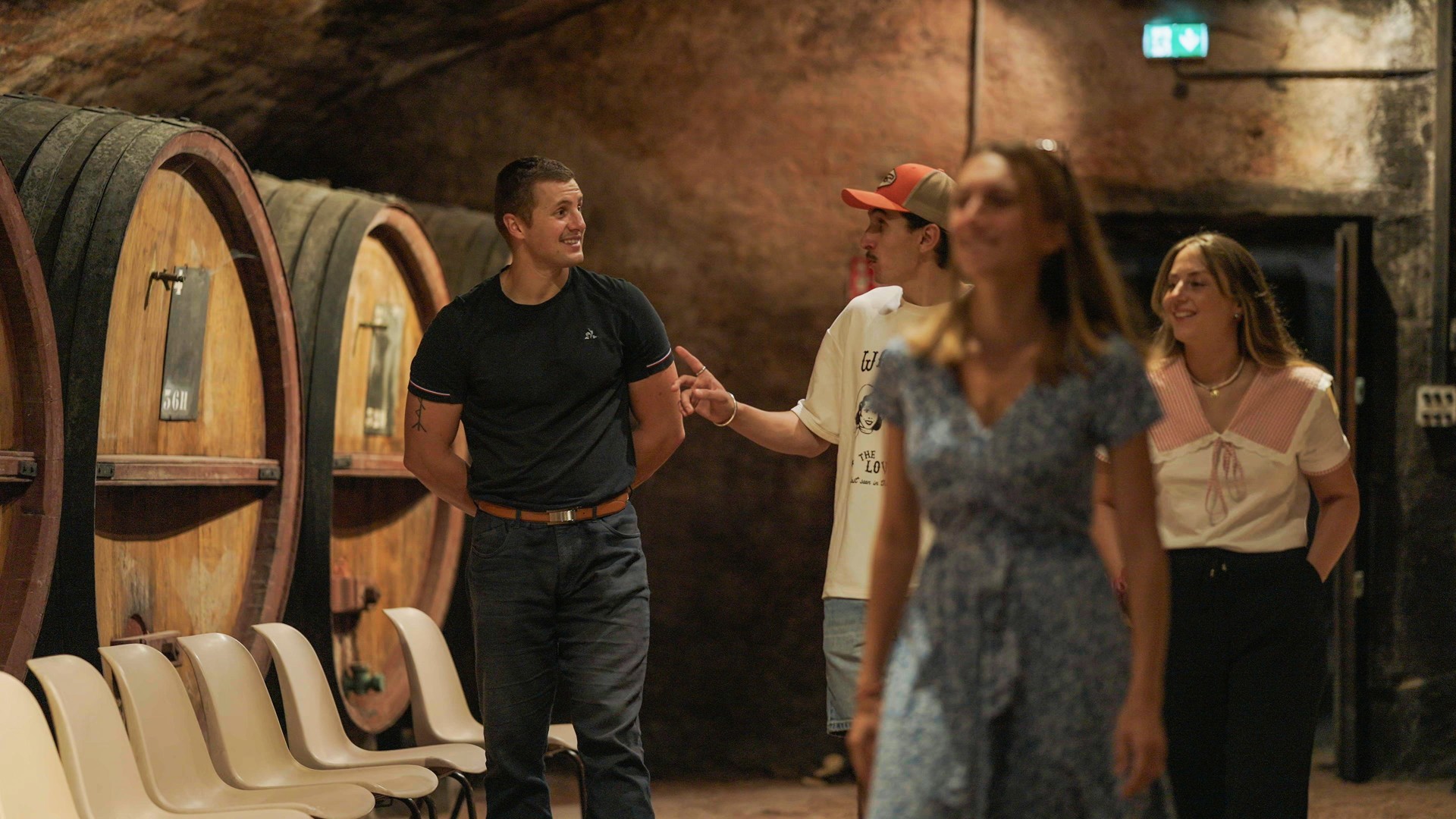 visite château des Ravatys cave